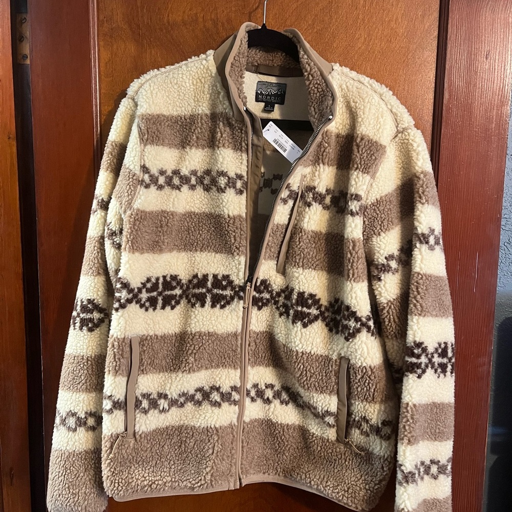 Lebowski like fleece- J. Crew - Large